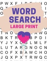 Word Search Large Print: Book Word Search Large Print