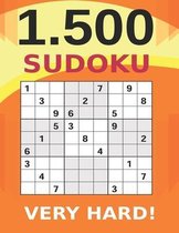 1.500 Sudoku Very Hard!: 4 Sudoku per Page - Puzzle Book with 1.500 Sudokus for You To Solve - Perfect Gift for Sudoku Fans - Size 8.5x11 Inche