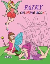 Fairy Coloring Book for Adult: Adult Relaxation Fairy Coloring Pages Book for Grandparents - 8.5x11 inch Stress Relieving Coloring Practice Book for