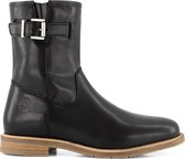 Travelin' Hourtin - Leren dames enkellaars - Zwart leer - Maat 37