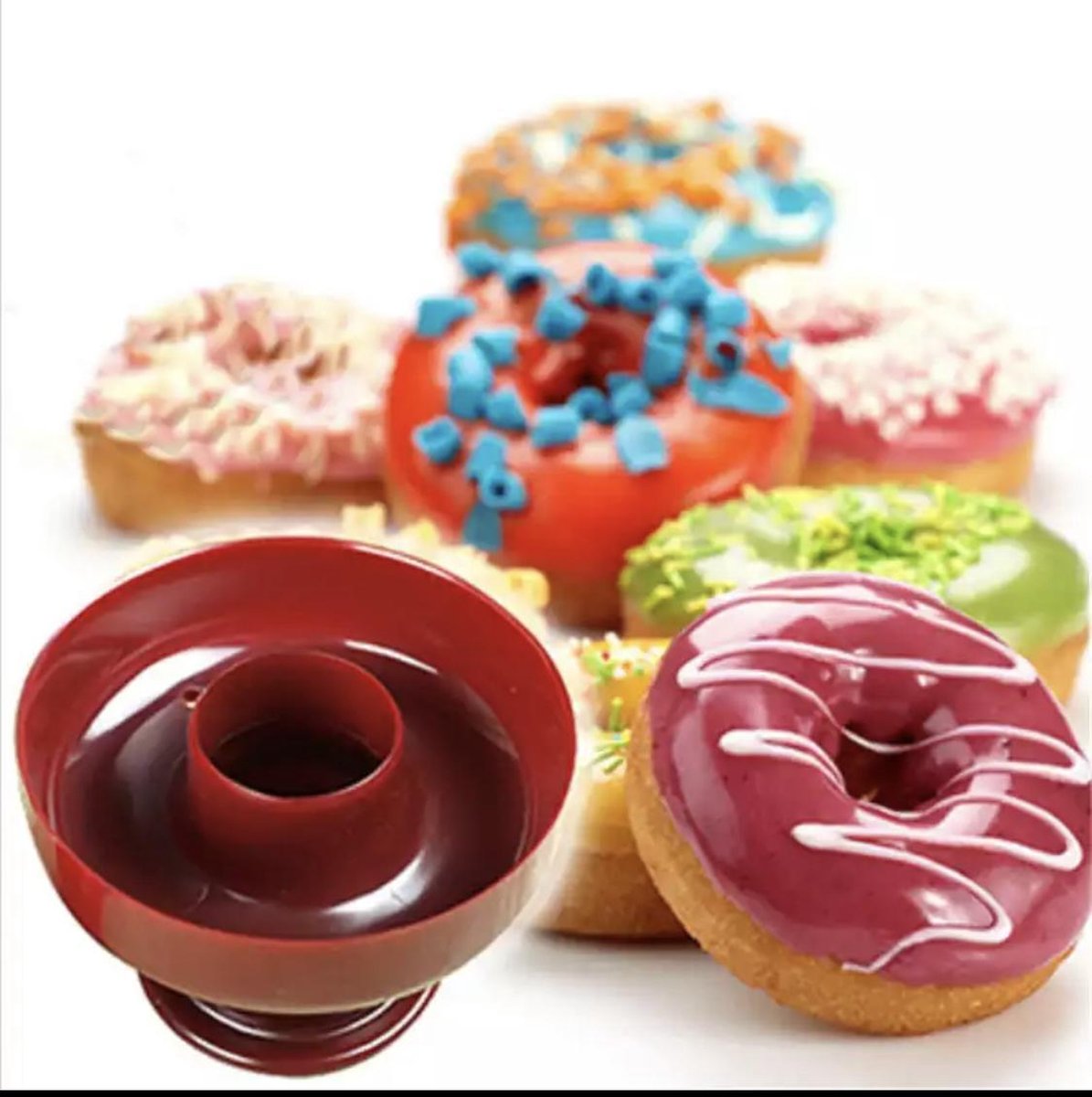 Donut uitsteekvorm - Donut mal maker - donut bakvorm - donutvorm