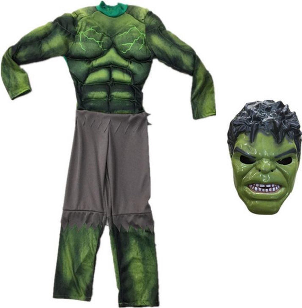WiseGoods Dress Cute Déguisements Hulk - Superhero Verkleedpak