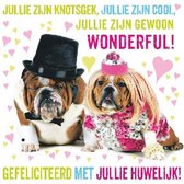 Wenskaart Dierenmanieren Jullie zijn knotsgek, jullie zijn cool..