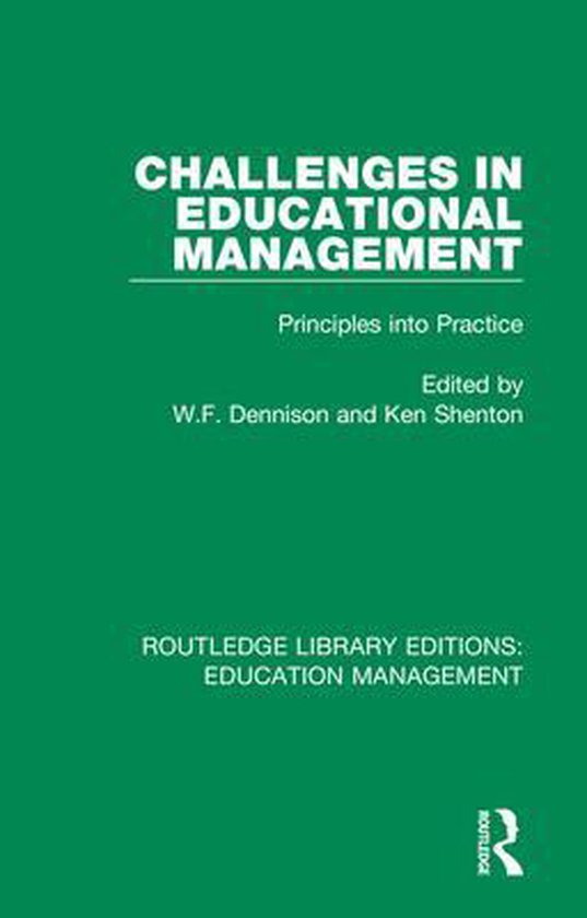 challenges in education management