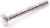 Hoenderdaal slotbouten RVS A2 laagbolkop M8 x 55 mm 50 stuks