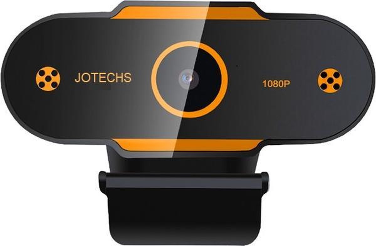 Jotechs Webcam Deluxe - Webcam voor PC - 1920x1080 Pixels - USB Webcam - Ingebouwde Microfoon - Nieuwe Model 2021