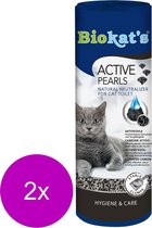 Biokat's Active Pearls - Kattenbakreinigingsmiddelen - 2 x 700 ml