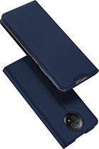 Dux Ducis - Pro Serie Slim wallet hoes - Xiaomi Redmi Note 9 -  Blauw
