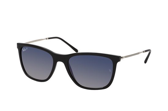 Ray Ban 4344 Zwart Blauw Dégradé polarisé