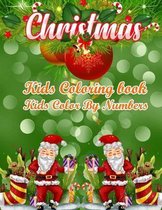 Christmas Kids Coloring Book Kids Color By Numbers