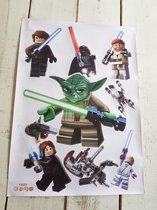 LEGO Star Wars Muursticker, Deursticker, Kinderkamer Sticker