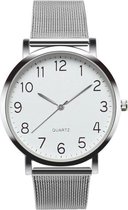 Nero Horloge Zilver / Zilver Horloge | Staal | Ø 40 mm