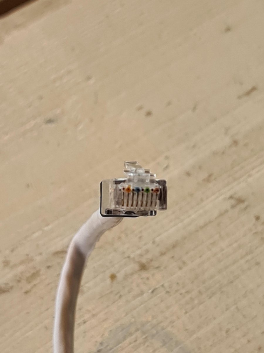 Connecteur à sertir de type JMS RJ45 EZ avec support enfichable pour câble  réseau UTP