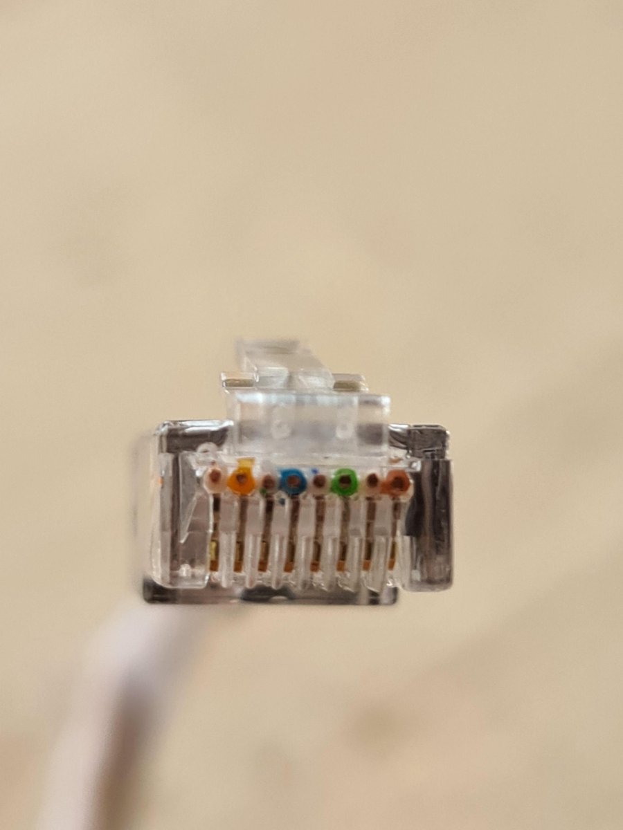 Connecteur à sertir de type JMS RJ45 EZ avec support enfichable pour câble  réseau UTP