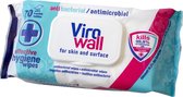 Viro Wall antibacterial hygiene doekjes 70 stuks per pak