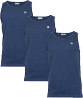 3-Pack Donnay Muscle shirt - Tanktop - Sportshirt - Heren - maat XXL - Navy (010)