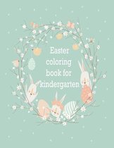 Easter coloring book for kindergarten