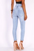 Broek Toxik3 extra hoge taille light jeans