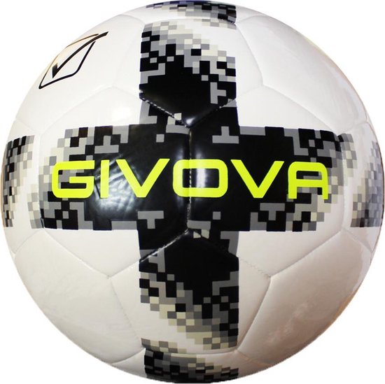 Voetbal Givova STAR, maat 5, Zwart/Wit