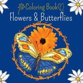 Flowers and Butterflies Coloring Book