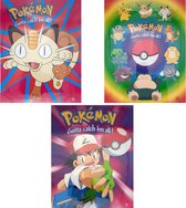 Pokemon Poster - Luxe Voordeelset - 3 Posters (50x40 cm) - Geplastificeerd - Kinderkamer - (Versie 4)