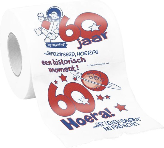 WC Papier - Toiletpapier - 60 jaar | bol.com