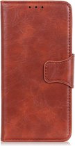 Shop4 - Poco X3 Hoesje - Wallet Case Cabello Bruin
