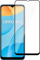 Screenprotector geschikt voor Oppo A15 - Glas Full Screen