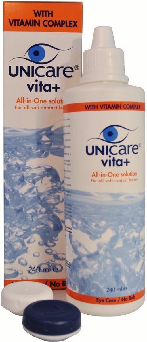 Unicare Vita+ Alles-In-Eén Zachte Lenzen - 240 ml - Lenzenvloeistof - Unicare