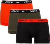 Nike Onderbroek - Mannen - zwart/oranje/olijfgroen