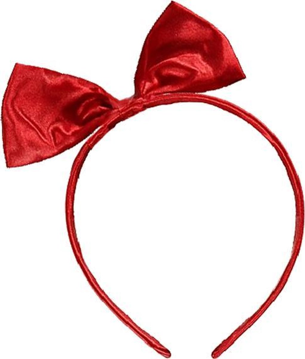Sneeuwwitje haarband rode strik | bol.com