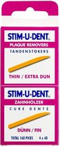Stimudent tandenstokers dun - 160 st - Tandenstoker