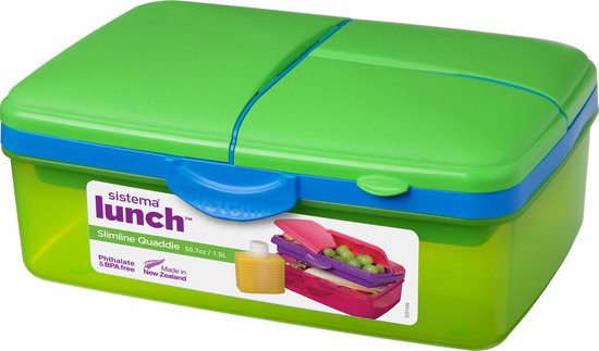 Sistema Lunch Slimline Quaddie Lunchbox Con Bottiglia Da 1.5 L - Foto 7
