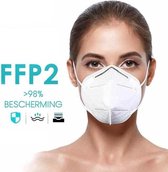 FFP2 MONDKAPJES  - WIT - HOGE KWALITEIT - 20 STUKS IN EEN DOOS -FFP2 2 -