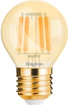 BRAYTRON-LED LAMP-WARM WHITE-ADVANCE-4W-E27-G45-AMBER-2200K-SFEERVERLICHTING-GLAS-ENERGY BESPAREND