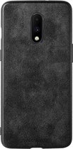 OnePlus 7 Alcantara Case 2020 - Zwart