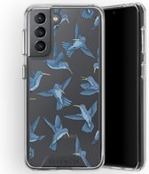 Selencia Zarya Fashion Extra Beschermende Backcover Samsung Galaxy S21 - Birds