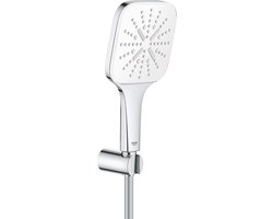 GROHE Rainshower SmartActive Cube 130 Badset - 3 straalsoorten - chroom/moon white - 26589LS0