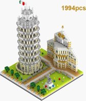 Nano blocks, Toren van Pisa, 1943 stukjes