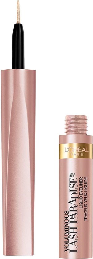 L'Oreal Paris Cosmetics Voluminous Lash Paradise Liquid Eyeliner, Rose Gold,