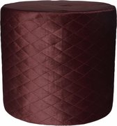 Sortio Home - Poef Sammy - Bordeaux - Velvet