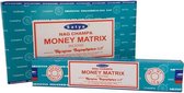 Wierookstokjes Satya Money Matrix (12 pakjes van 15 gram)