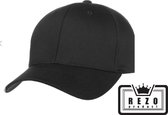 Zwarte pet - Zwarte cap - Baseball Cap - Sportcap - One size – Zwart