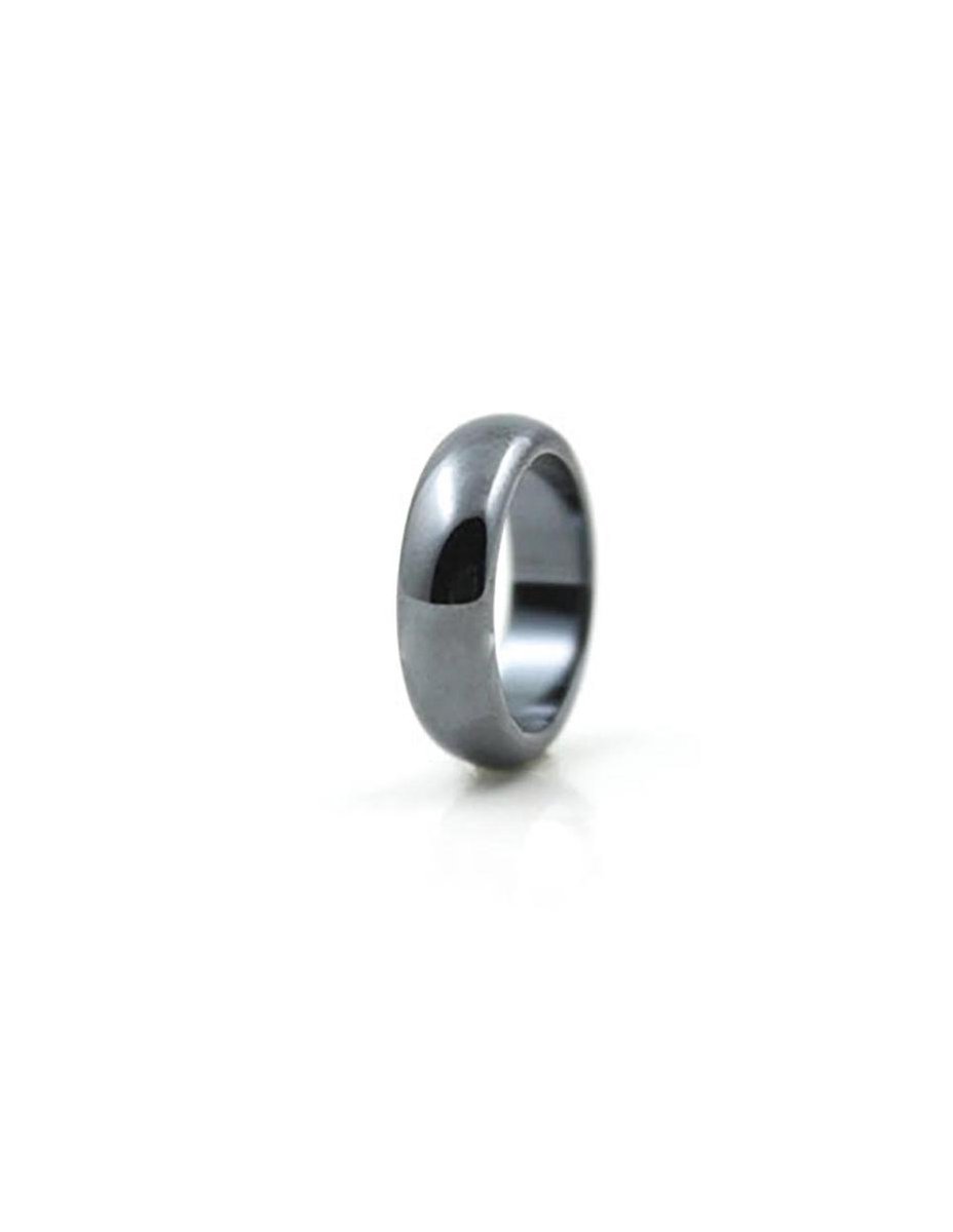 Stones & Bones® Hematiet Ring Rond maat 18