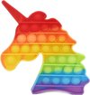 foto van Dielay - Pop It - Fidget Toy - 12,5 cm - Regenboog Eenhoorn