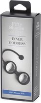 Inner Goddess Glass Pleasure Balls 77g - Black