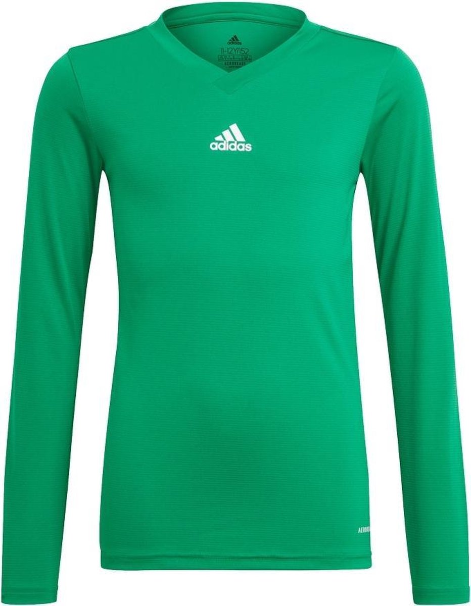 adidas - Team Base Tee Youth - Voetbal Ondershirts - 140 - Groen