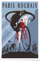 JUNIQE - Poster Parijs Roubaix 1896 - Wielrennen Klassieke kunst