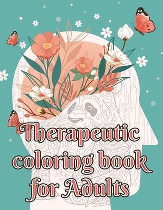 Therapeutic Coloring Book for Adults - cover