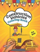 Construction Vehicles Coloring Book